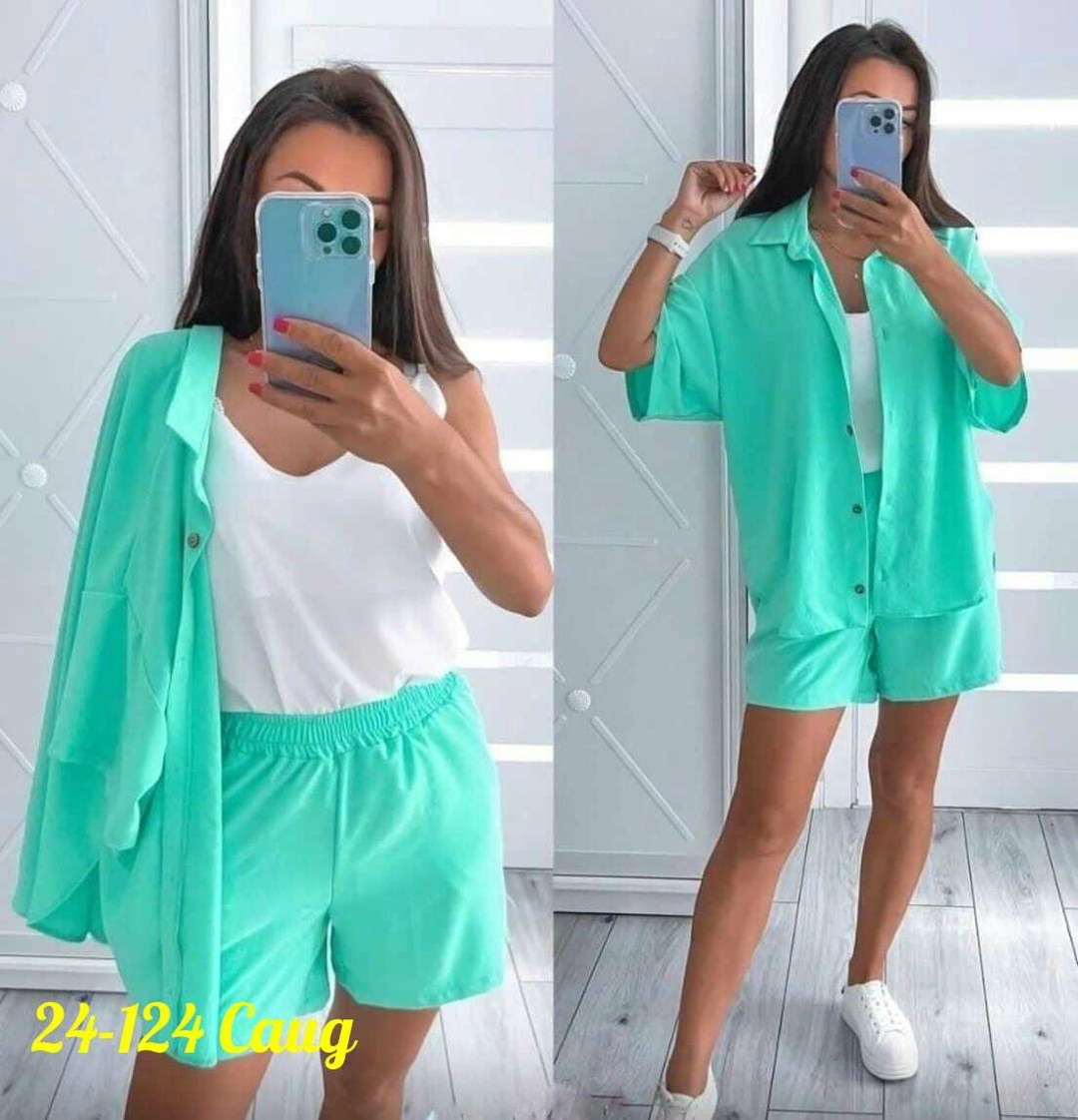 костюм летний женский,костюм тройка женский летний с шортами,костюм двойка женский с шортами,костюм женский,женский костюм с шортами и рубашкой