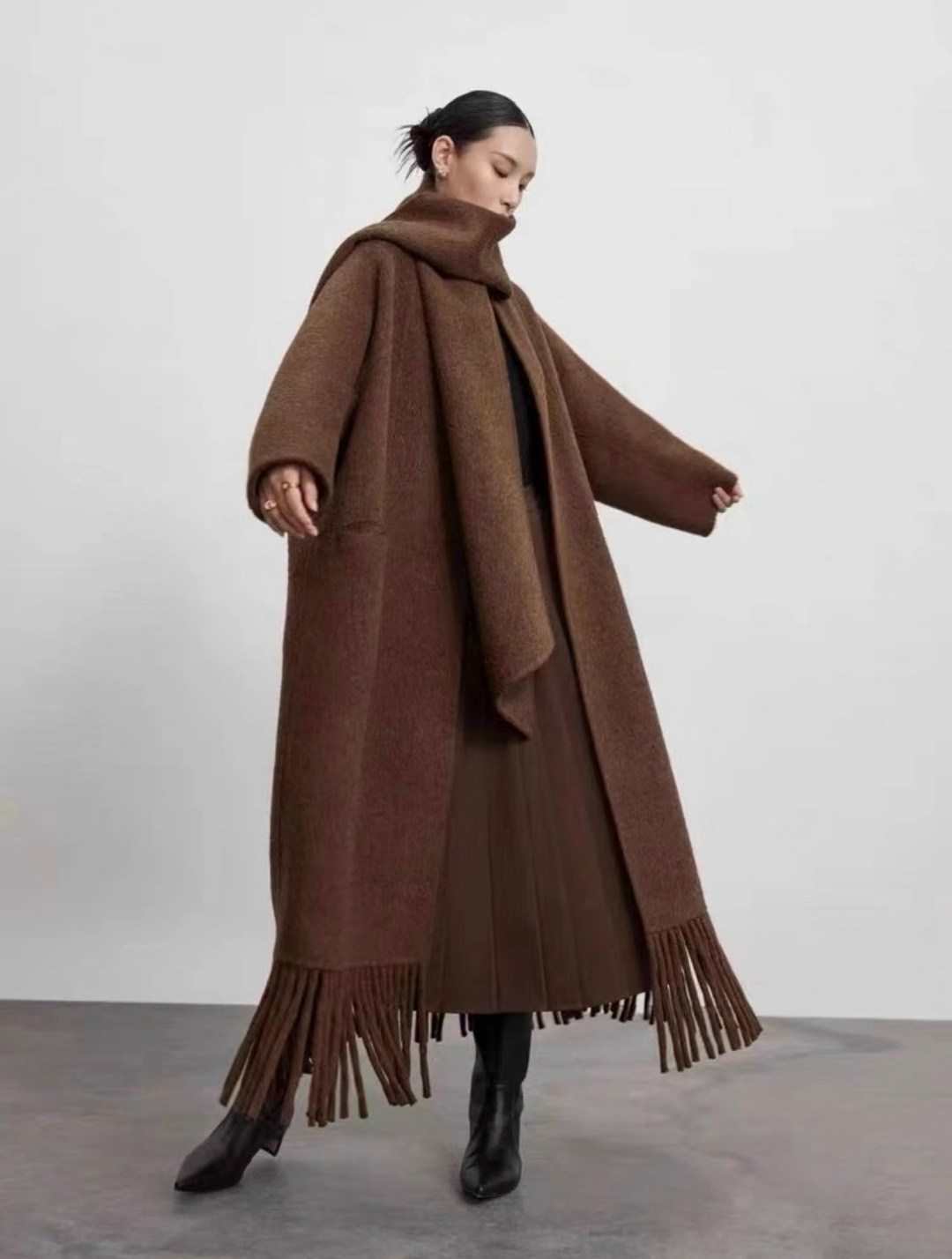 модное пальто,комбинированное пальто,шерстяное пальто,женское пальто,пальто