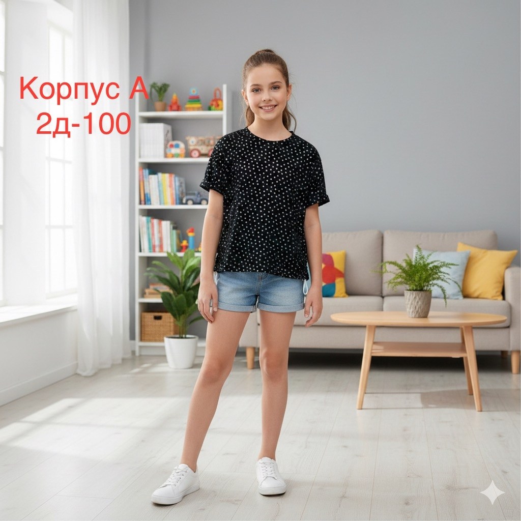 футболки для девочек,пижама для девочки (футболка и шорты) minaku цвет розовый рост 122 см,базовая детская футболка,футболки детские,базовая футболка для девочек