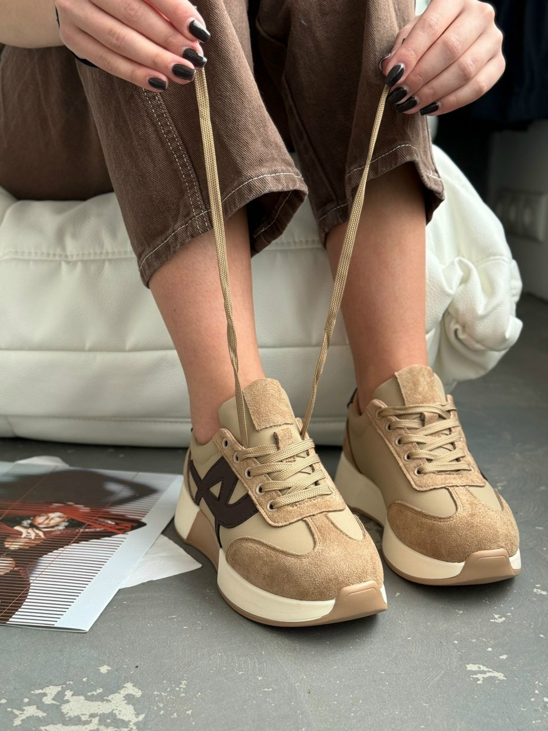 бежевые кроссовки,кроссовки женскиe,,бежевые замшевые кроссовки,кроссовки женские бежевый