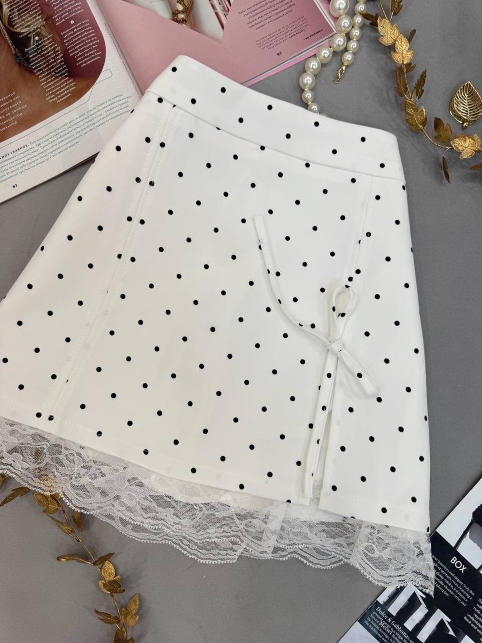 юбка в горошек,юбка в корейском стиле,юбка мини,юбка,юбка женская