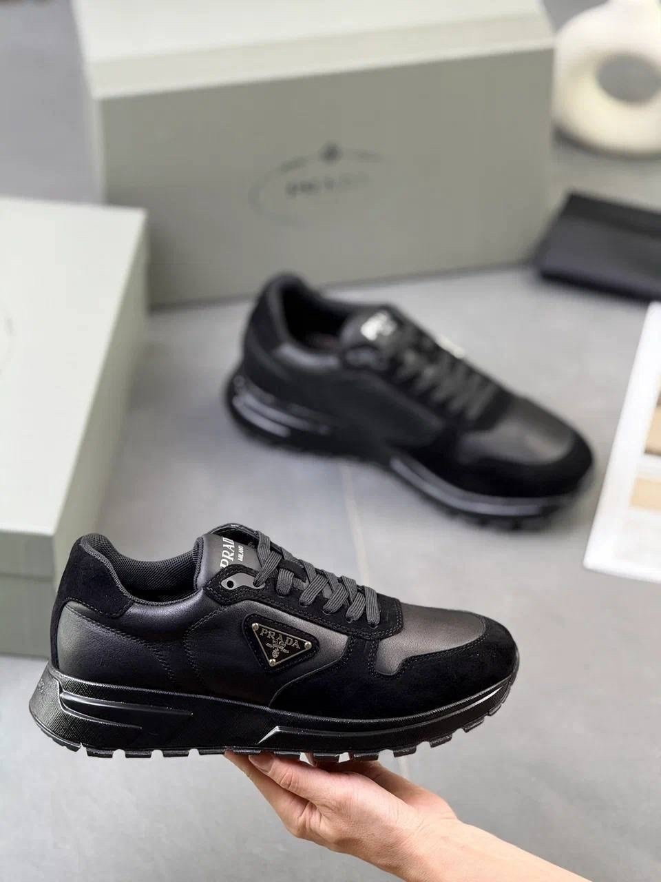 мужские кроссовки prada,,кроссовки prada,мужская  prada lifestyle черный,кроссовки балмаин мужские