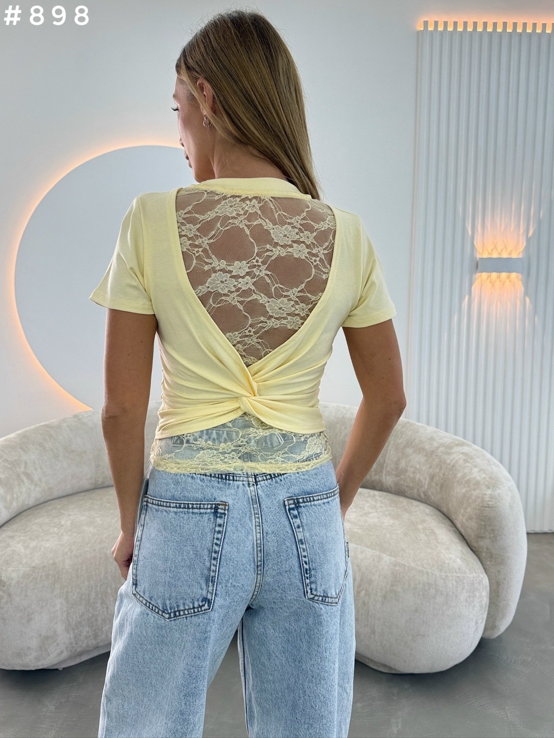 футболки женская,футболки женские модные,kristyle футболка женская 3503 "однотон - укорочен № 2" желтая,женская футболка в рубчик,футболка кроп топ