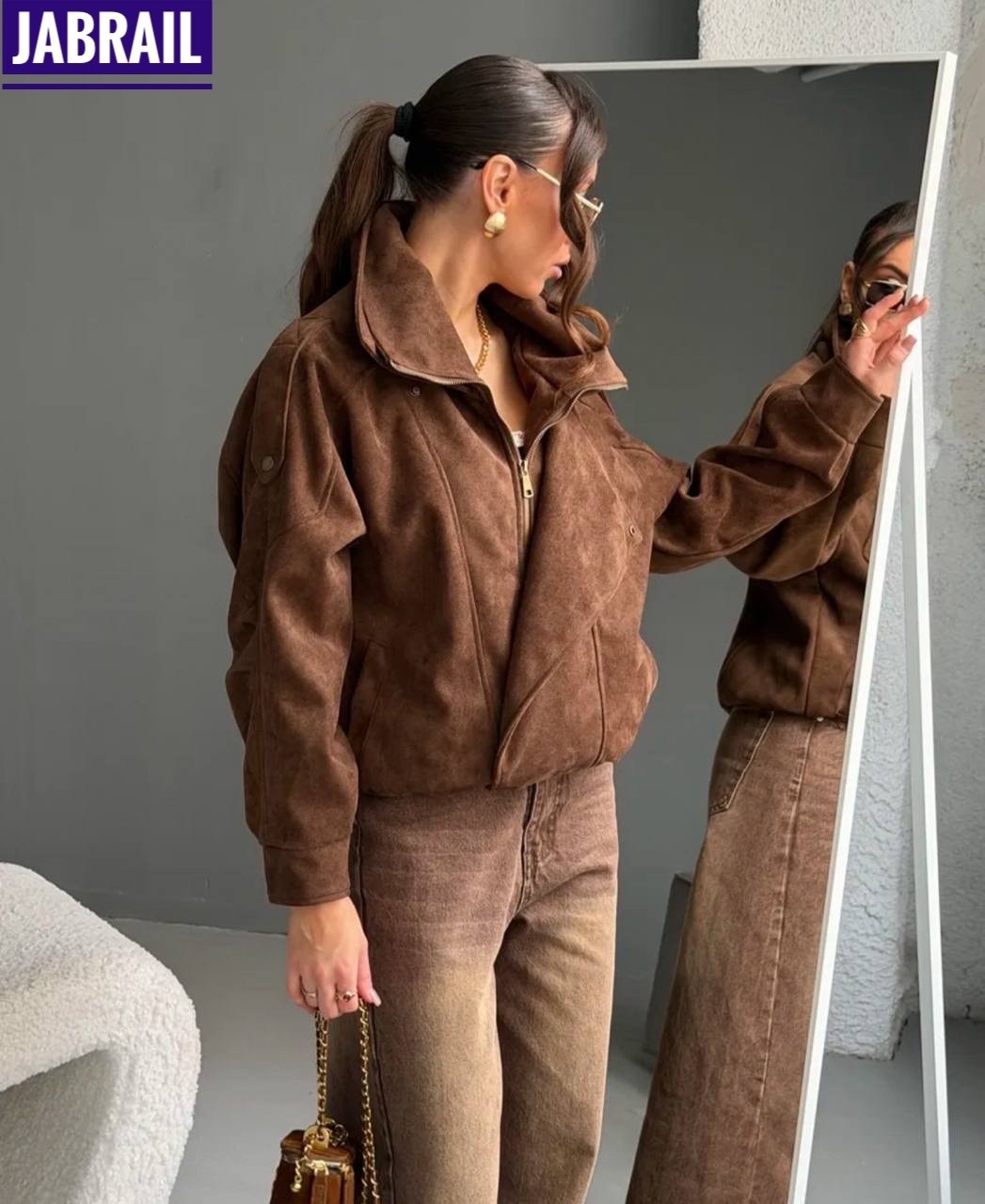 бомбер куртка замшевая оверсайз премиум x'zotic,женская куртка бомбер из эко замши коричневого цвета,куртка замшевая,бомбер укороченный оверсайз замшевый куртка рабочего тренд saint shine,косуха замше