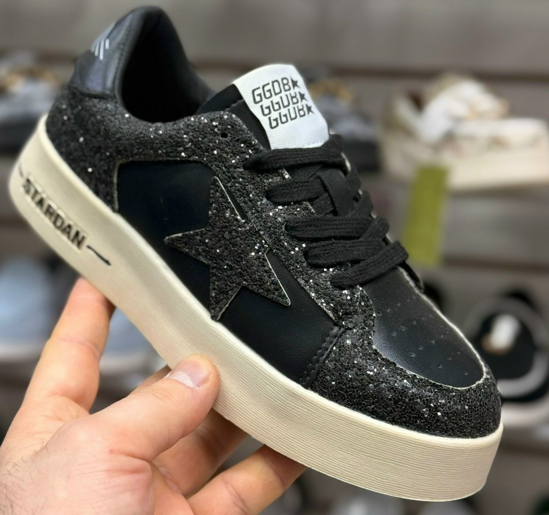 ,golden goose кеды hi star с блестками белый,golden goose кеды с блестками,golden goose кроссовки,кеды golden goose