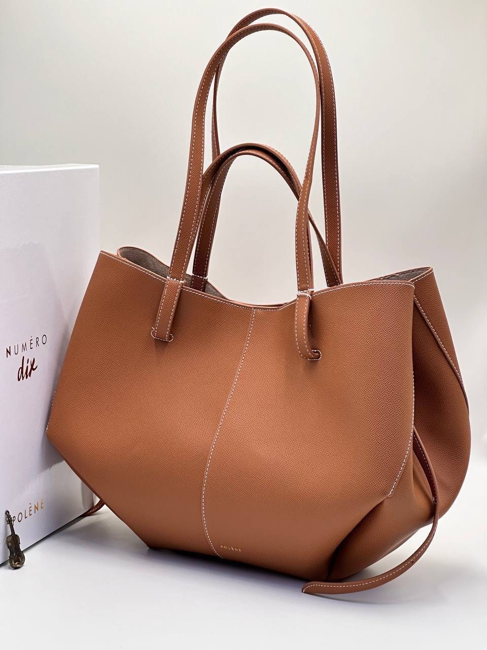 сумка polene шоппер из кожи,сумка polene шоппер из кожи polene цвет рыжий,polene коричневая кожаная сумка тоут cyme для женщин,сумка polene cyme large camel из натуральной кожи,polene коричневая кожан