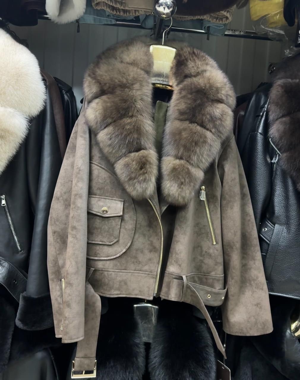 джинсовка с мехом песца,женская джинсовая куртка с мехом песца,куртка с натуральным мехом,джинсовка с мехом,куртка с мехом