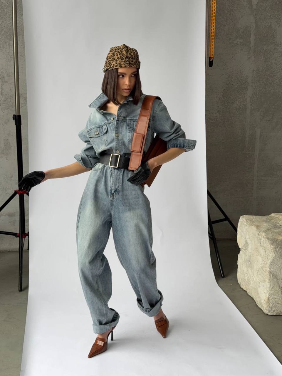джинсовый женский комбинезон,джинсовый комбинезон,джинсовый комбез,комбинезон джинс,джинсовый комбинезон турция оверсайз couture brand