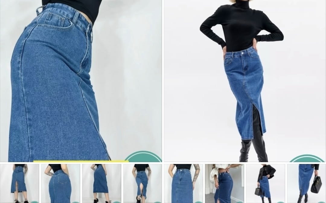 джинсовая юбка,джинсовая юбка миди с разрезом,джинсовая юбка миди,юбка джинсовая с разрезом,юбка джинсовая миди с разрезом спереди gunikstyle