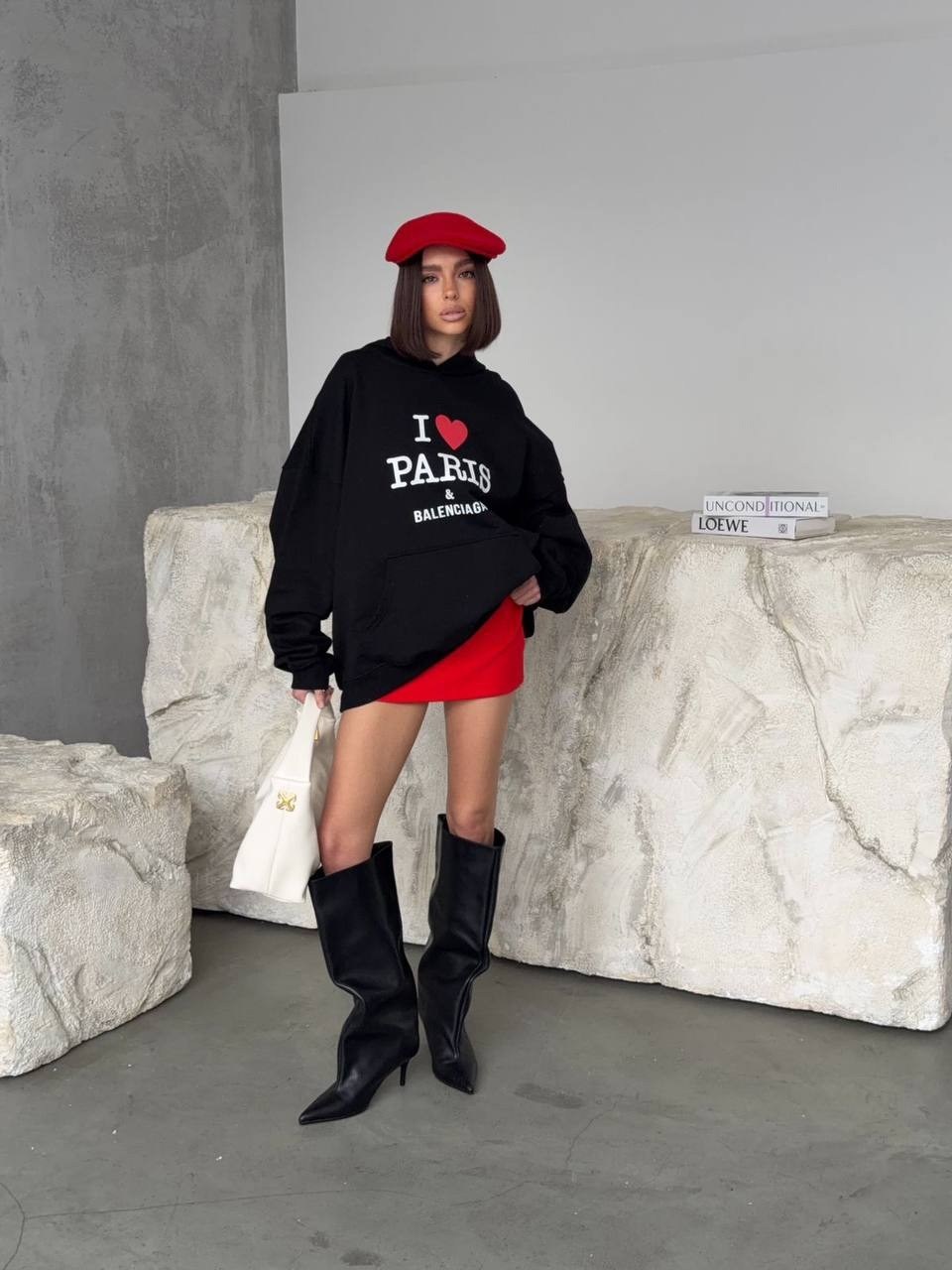 худи balenciaga paris,толстовки оверсайз,свитшот и толстовка,толстовка,толстовки худи