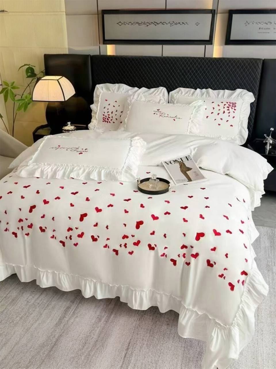 комплект постельного клубнички,комплект постельного белья,постельное белье клубничка,постельное белье,комплект постельного белья с готовым одеялом клубничка asabeua