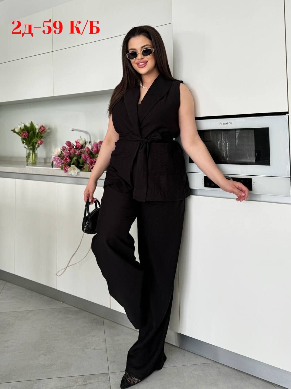 брючный костюм больших размеров,льняной брючный костюм,костюм женский брючный,модные костюмы,костюм летний льняной с жилетом и брюками trendyclo