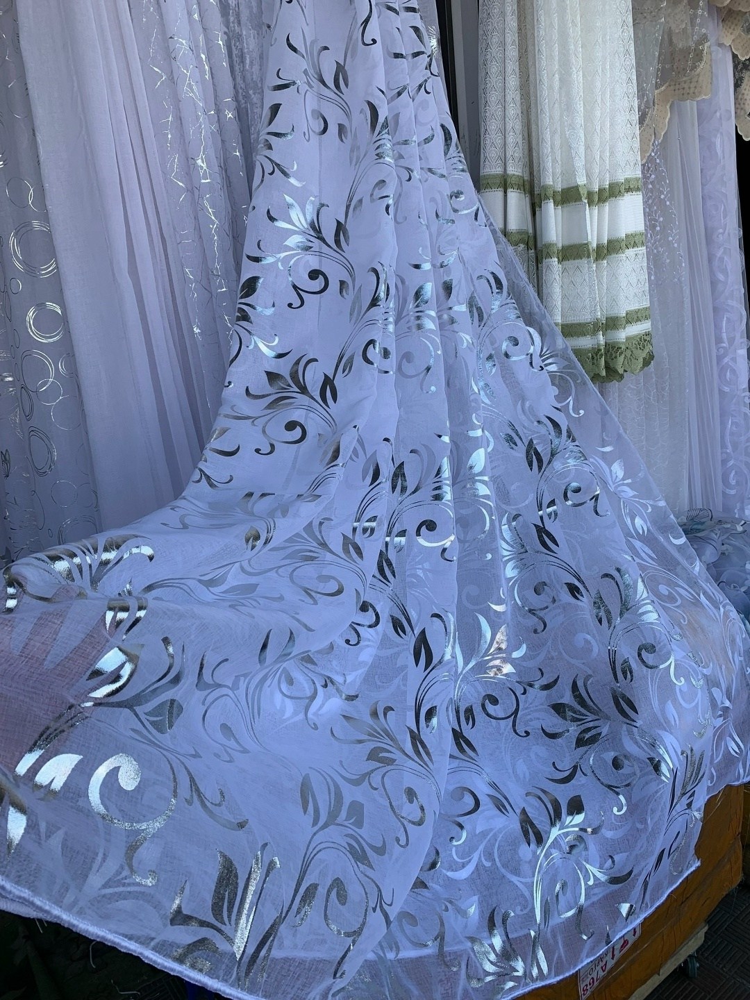 тюль с вышивкой в,тюль с узорами,тюль,тюль с рисунком,тюль жаккард