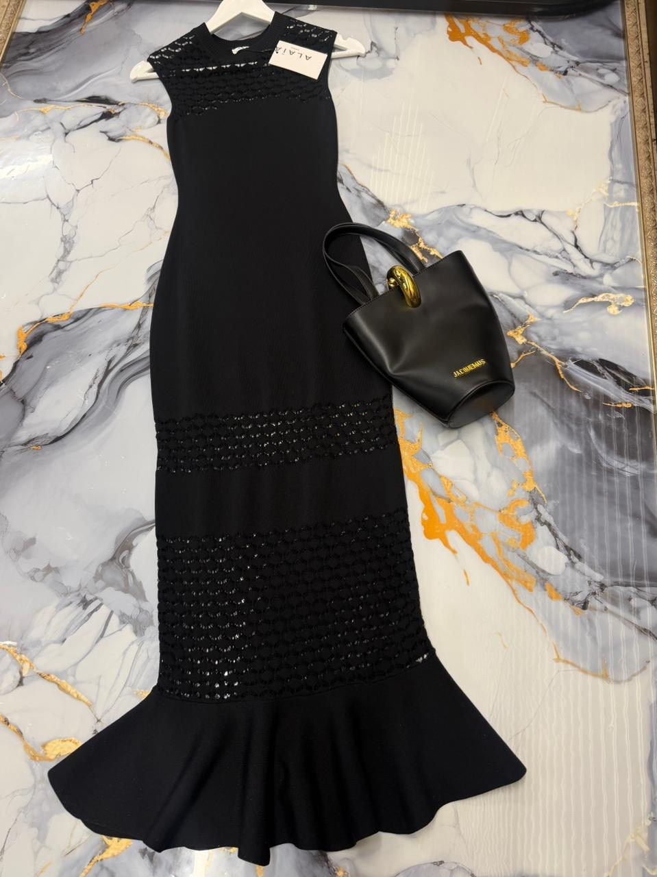 платье,приталенное платье,женское платье,чëрное платье,платье макси