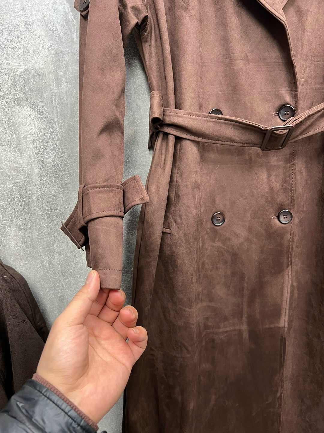 плащ тренч,тренч замшевый длинный tinaria,плащ тренч женский,тренч,тренч с поясом