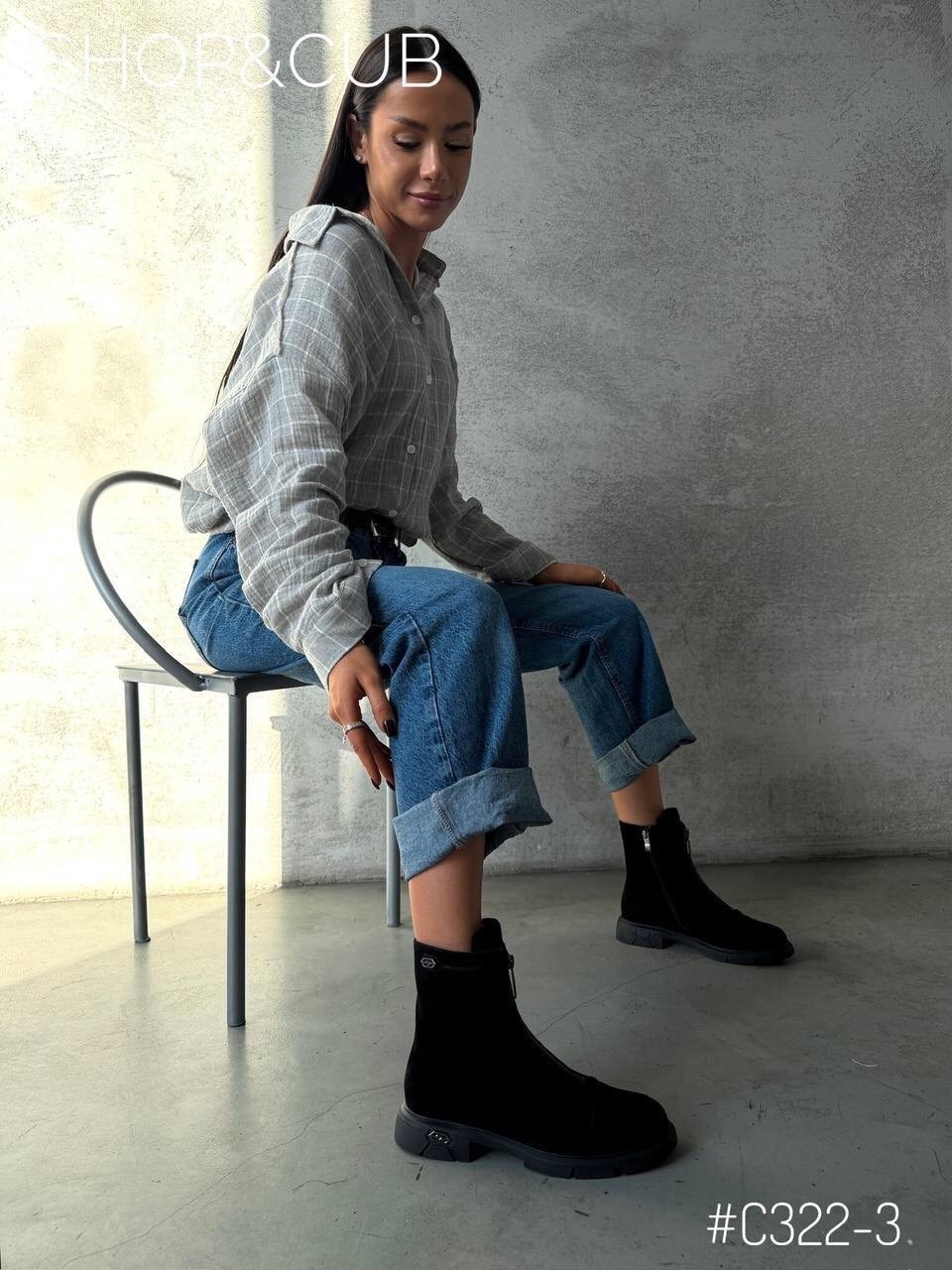 юничел замшевые зимние ботинки,,ботинки черный madella 016106339,ботинки женские,женская