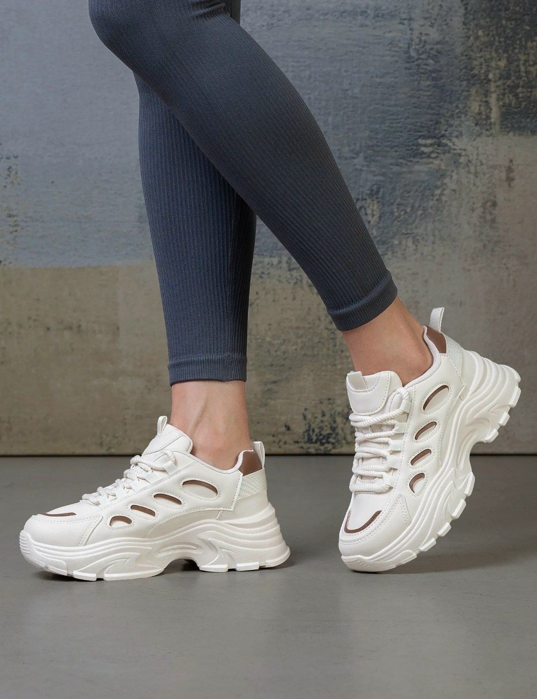 кроссовки женские бежевые,,кроссовки женскиe,кроссовки бежевые на платформе,кроссовки спортивные на высокой подошве