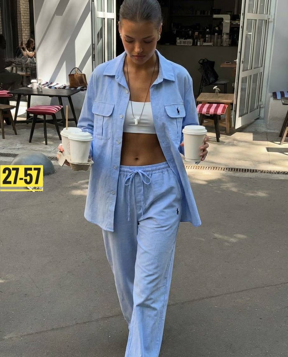 брючный костюм,женские костюмы брючные,костюм с рубашкой и брюками из мягчайшей ткани,женские костюмы,костюм брючный льняной