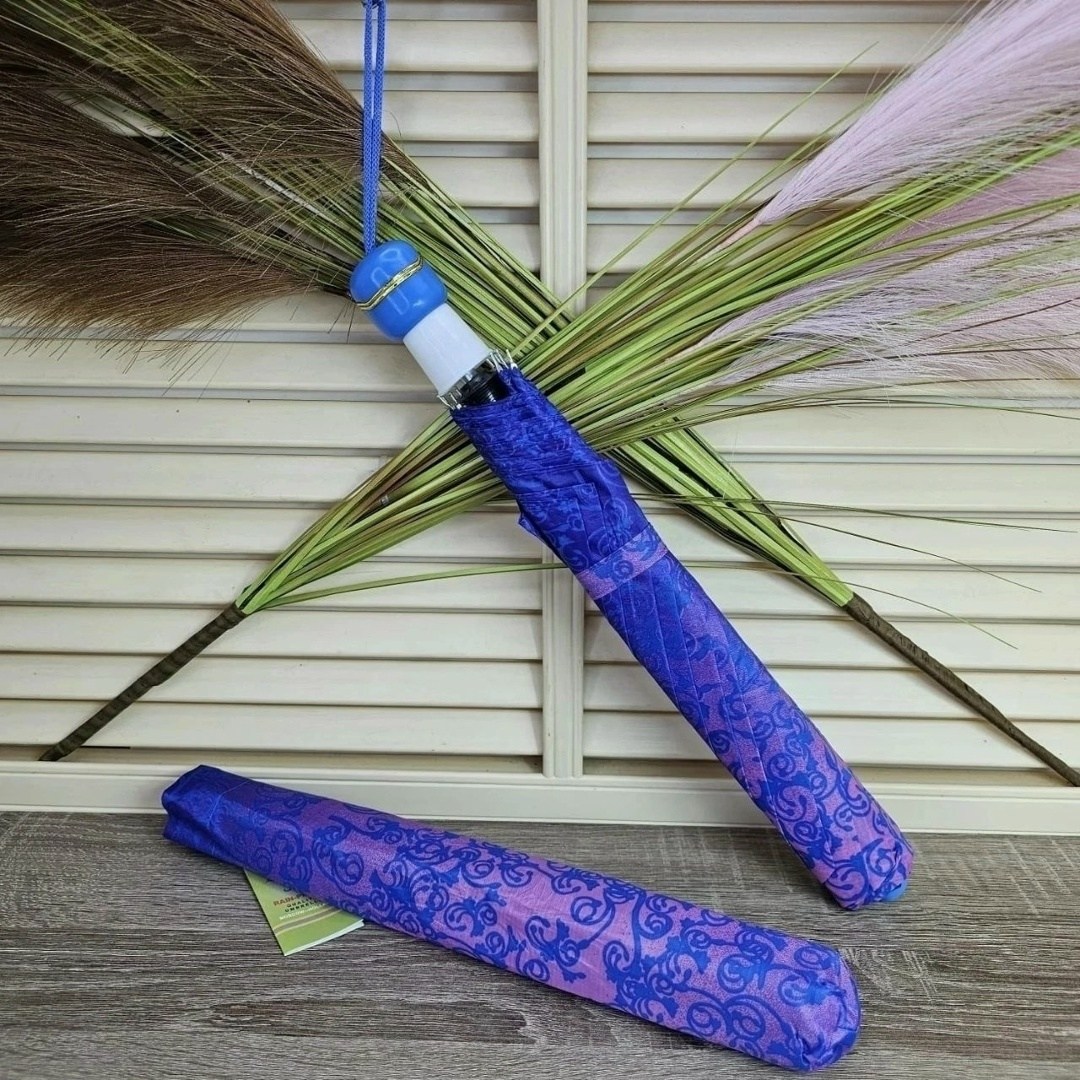 зонт автомат женский,зонт женский,женский зонт полуавтомат,зонт,синий зонт