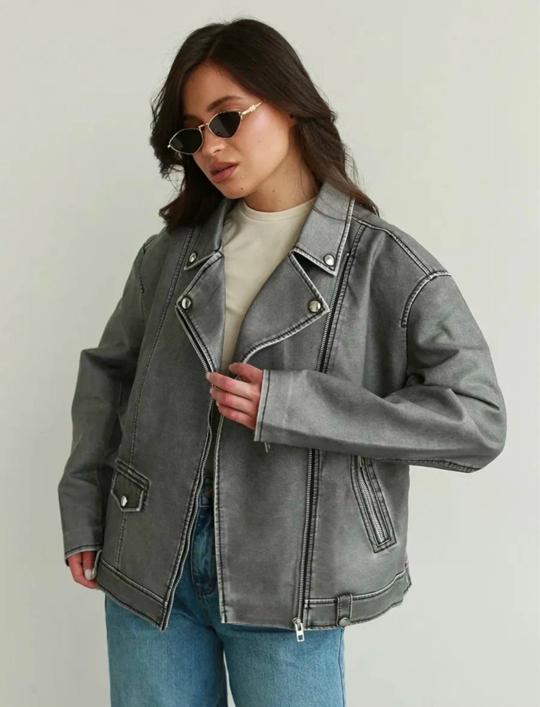 косуха женская куртка кожаная oversize,косуха винтажная куртка кожаная oversize серая monyken,косуха кожаная серая винтажная куртка оверсайз mony,косуха серая винтажная куртка кожаная оверсайз aftfbas