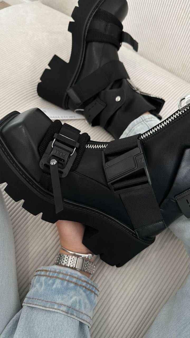 женские ботинки,ботинки,,ботинки массивные на высокой подошве tm tisata,женская