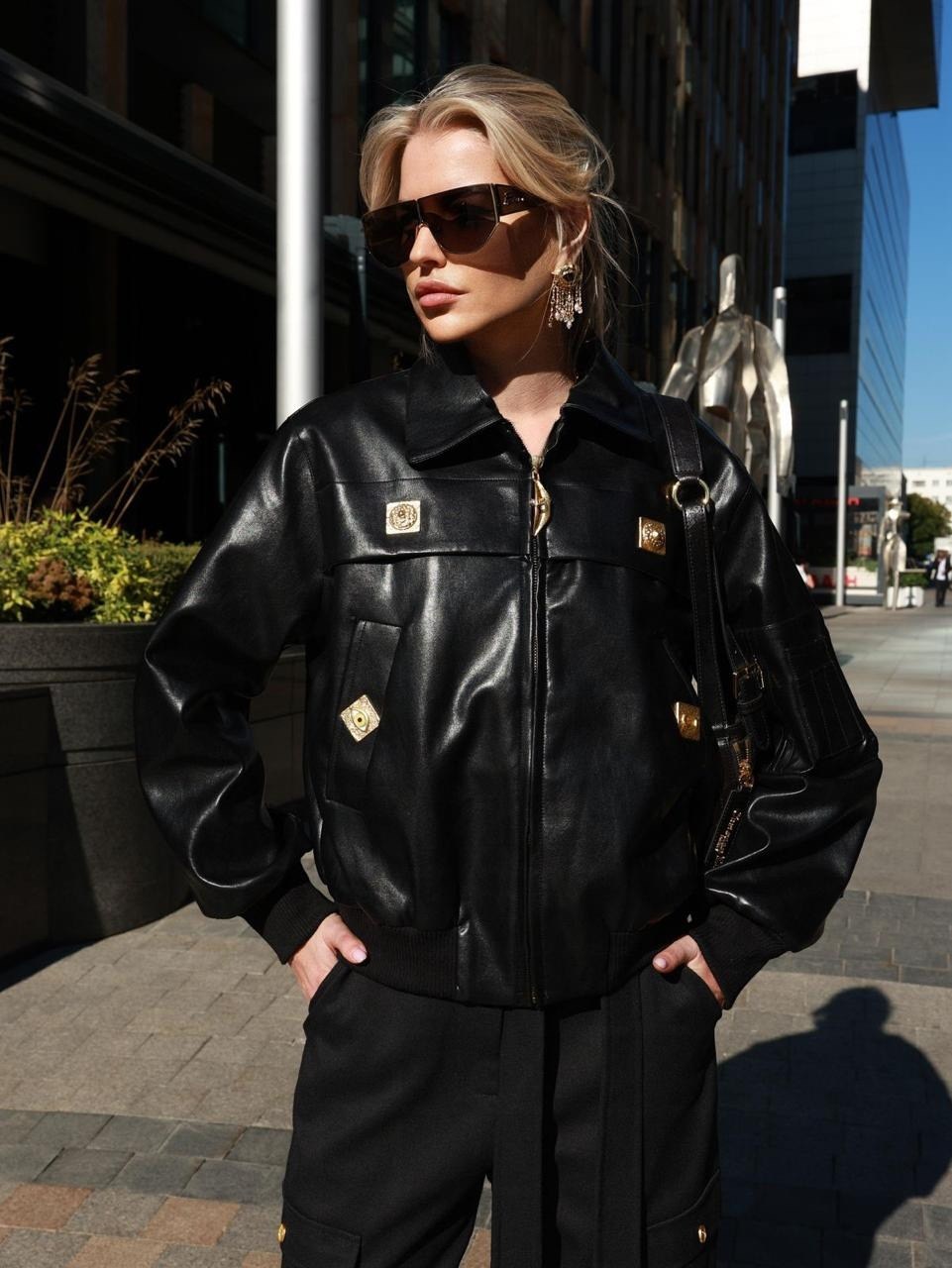 кожаная куртка,женская кожаная куртка,куртка из экокожи,куртка бомбер из экокожи,черная кожаная куртка