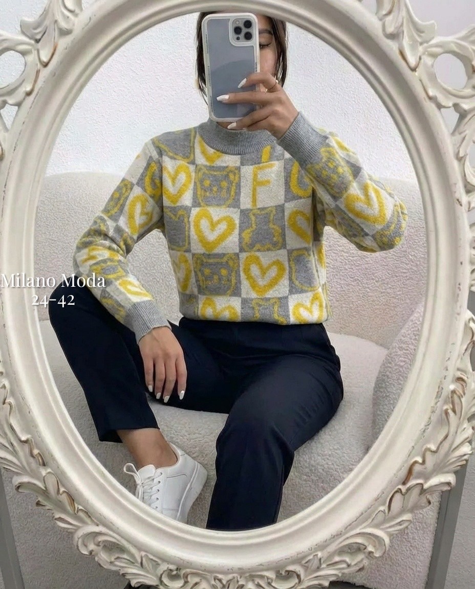 свитера женские,вязаные свитера,свитер с принтом,свитер,вязаный пуловер