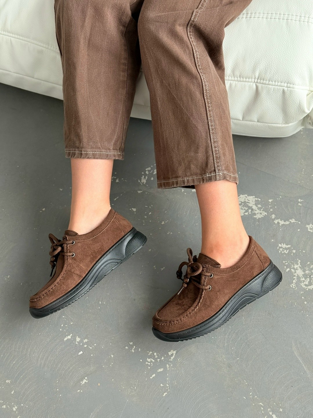 ,полуботинки женские, повседневные, женская,коричневые полуботинки