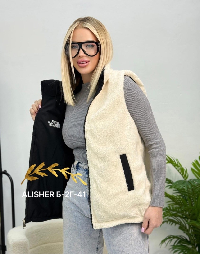 женская жилетка,жилетка двухсторонняя,жилетка,жилет,жилет женский