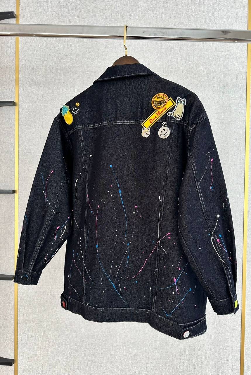 женская джинсовая куртка,куртка джинсовая,джинсовка комбинированная женская,модные джинсовые куртки,джинсовая куртка оверсайз удлиненная mamiel