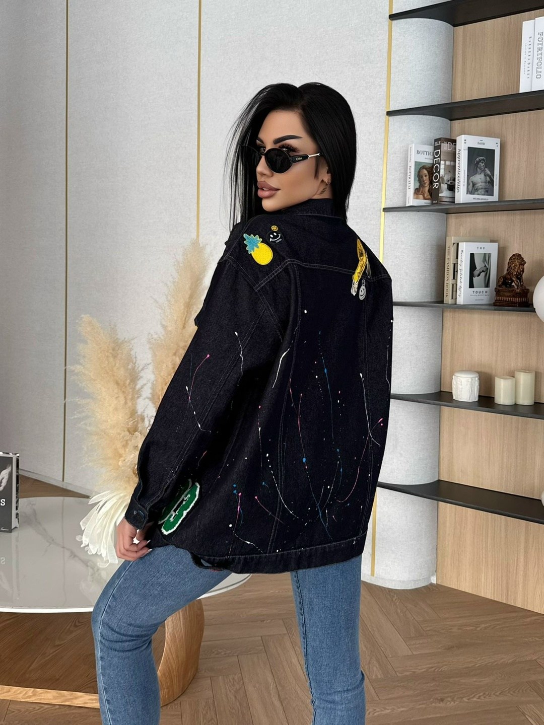 куртка женская джинсовая оверсайз,куртка джинсовая,женская джинсовая куртка,джинсовая куртка оверсайз удлиненная mamiel,модные джинсовые куртки