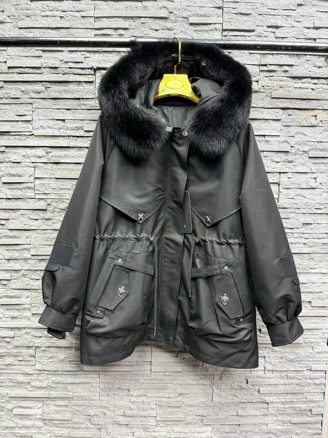 женская парка,парка зимняя,демисезонная куртка,парка с мехом,парка женская с натуральным мехом