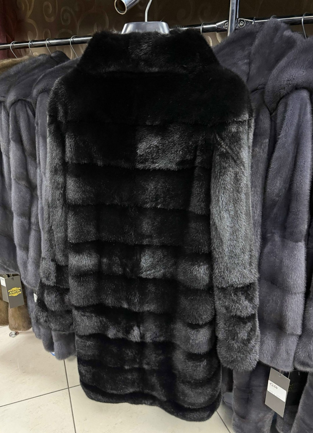 шуба норковая,шуба норка,шуба поперечка норковая,шуба премиум норка поперечка 42-44 р,американская норка шуба