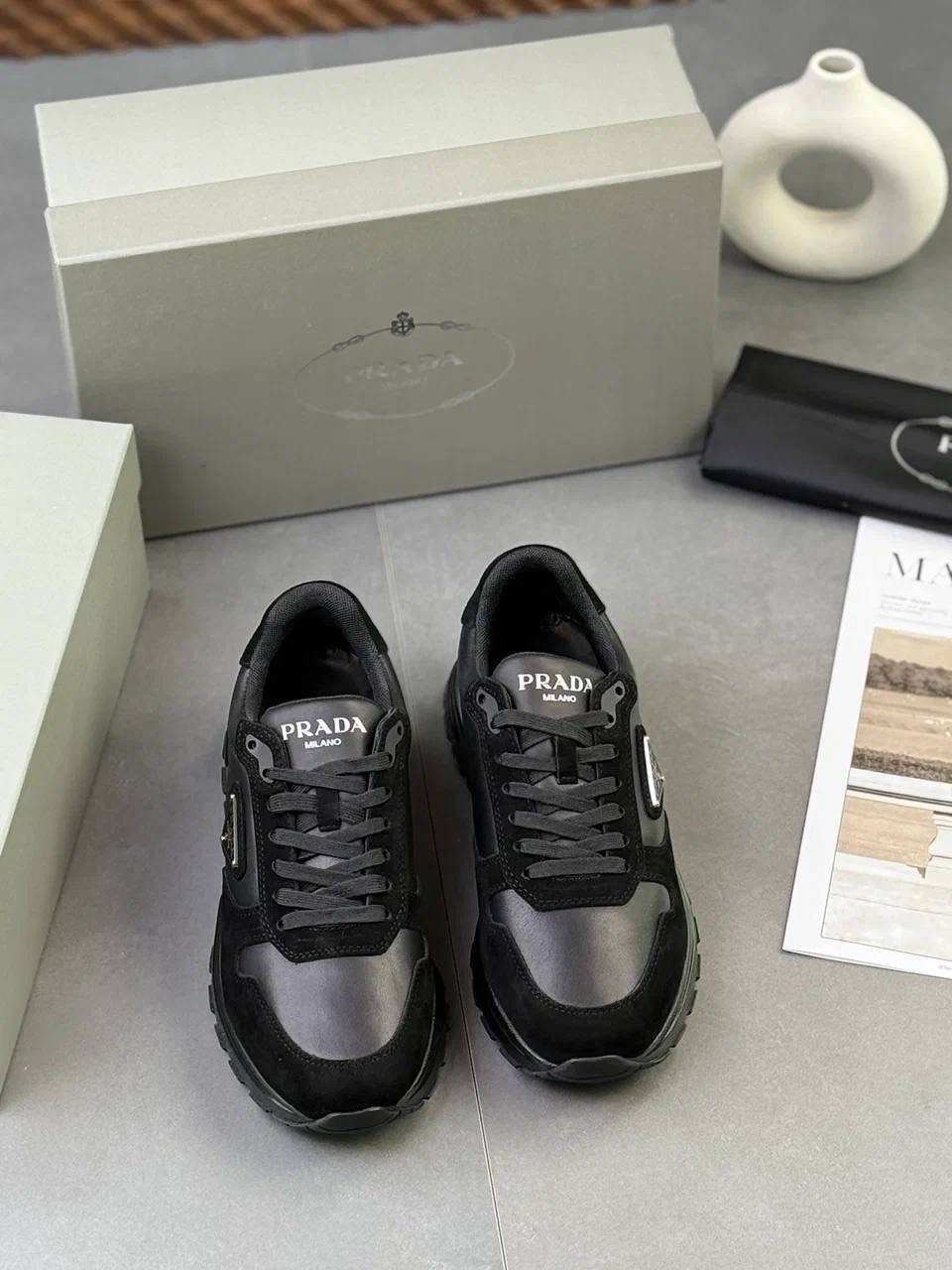 мужские кроссовки prada,,кроссовки prada,мужская  prada lifestyle черный,кроссовки балмаин мужские