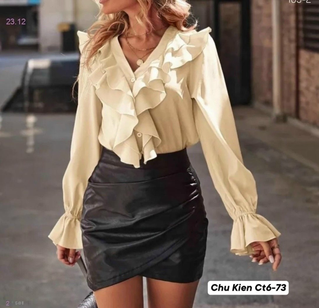 блузка нарядная с воланами kales,женская блузка,блузка нарядная с воланами,блузка с воланами легкая,блузка