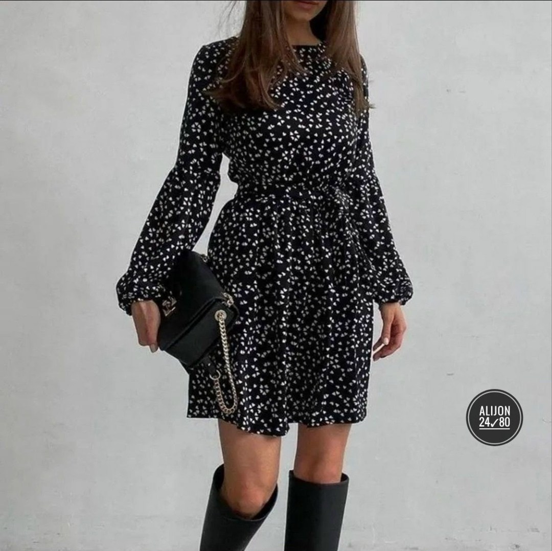 женское платье,платье в горошек,,платье модное,платье
