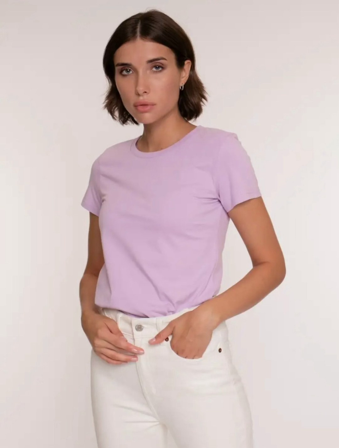 футболки женская,футболка женская uzcotton premium серая xs,однотонная женская футболка,футболка графитового цвета,меланж серый