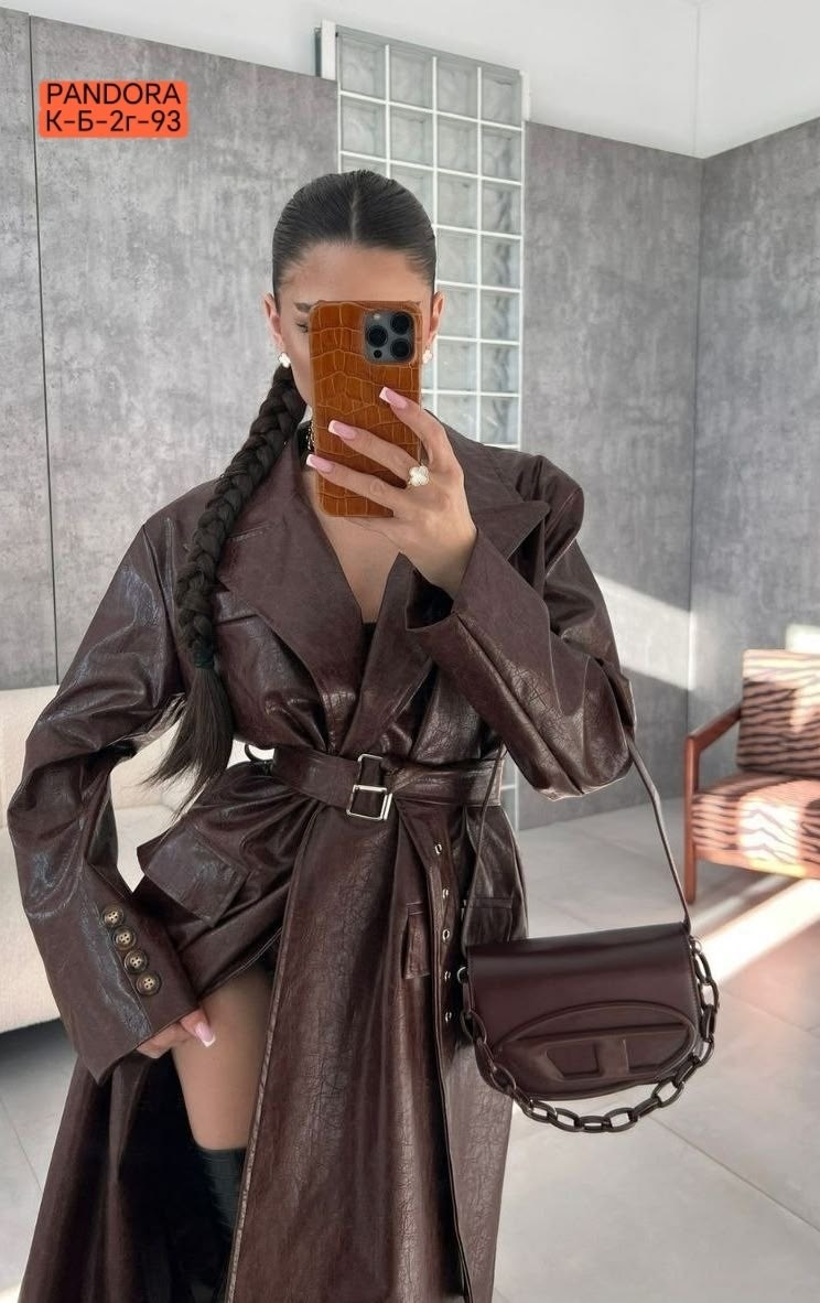 женский кожаный плащ,кожаный плащ,кожаный плащ с поясом dr-173-130-sh,кожаный тренч,кожаный плащ с поясом