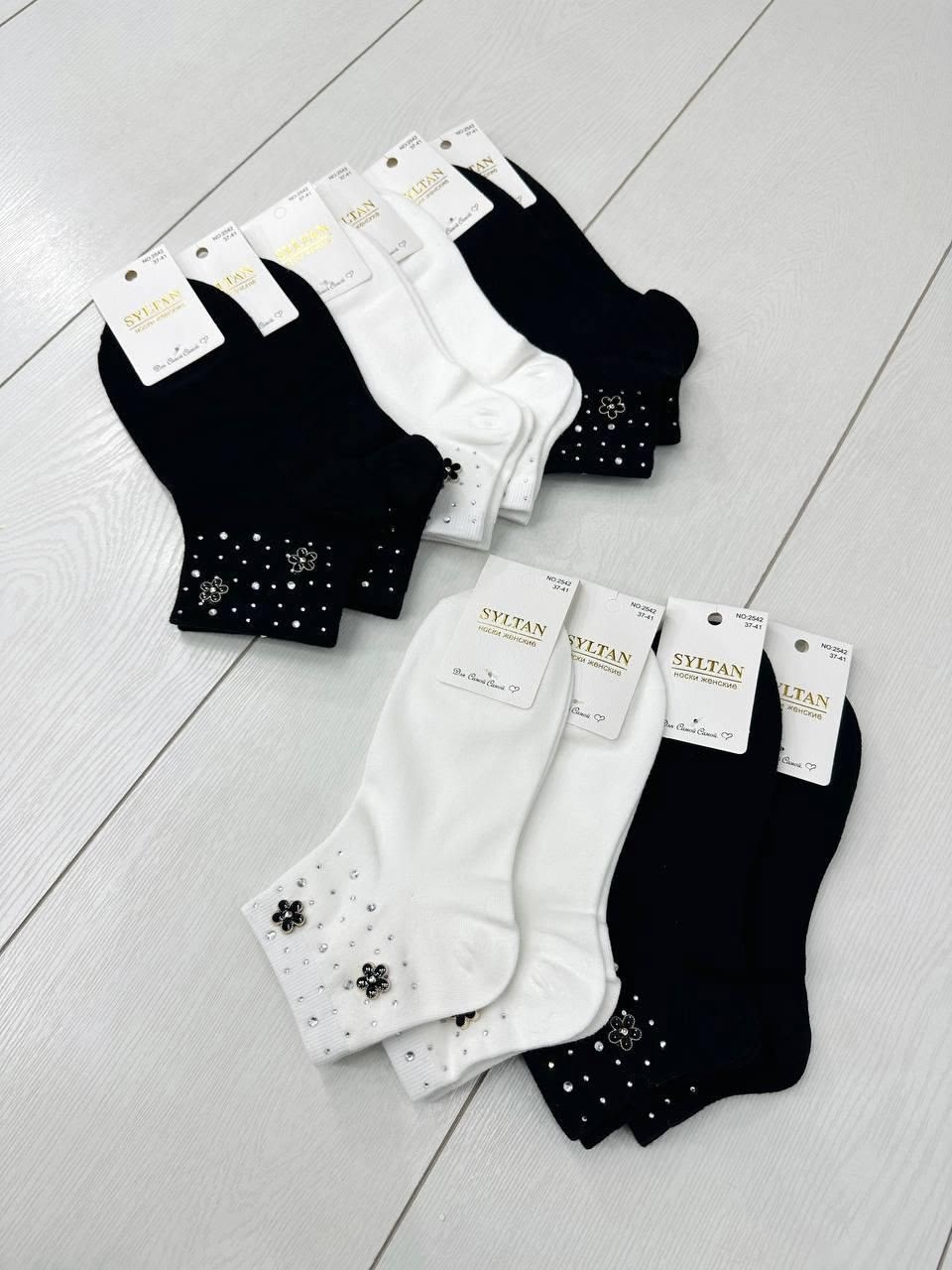 носки женские со стразами 5 пар бакуля 325148688,носки женские 10 пар,носки со стразами,носки женские,носки короткие со стразами