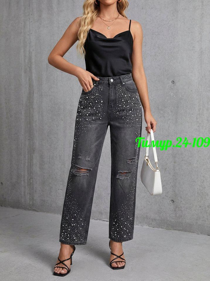джинсы со стразами,женские джинсы со стразами,джинсы женские,джинсы со стразами от rilavie,джинсы клеш со стразами h&a collection