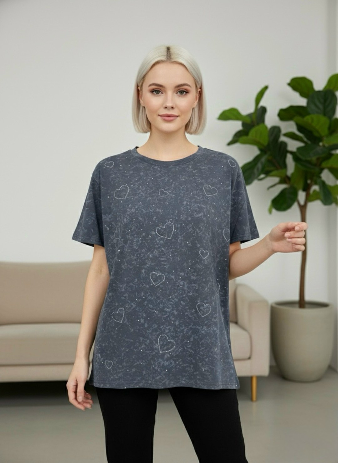 женская футболка,женская футболка оверсайз,футболки варенки,футболка женская серая,стиль футболка