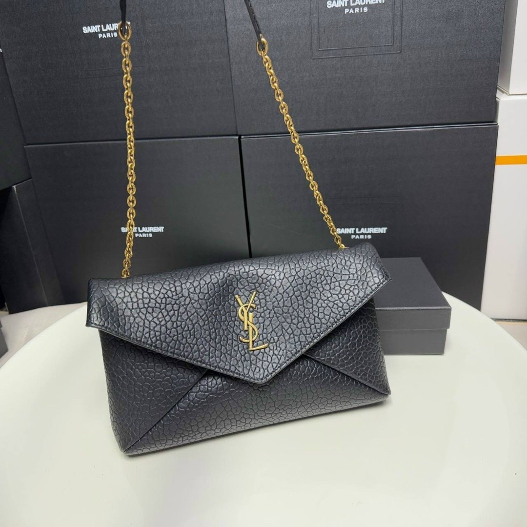 yves saint laurent сумка,клатч saint laurent,женский графитовый клатч на цепочке saint laurent,графитовый клатч cassandre saint laurent matelasse,клатч