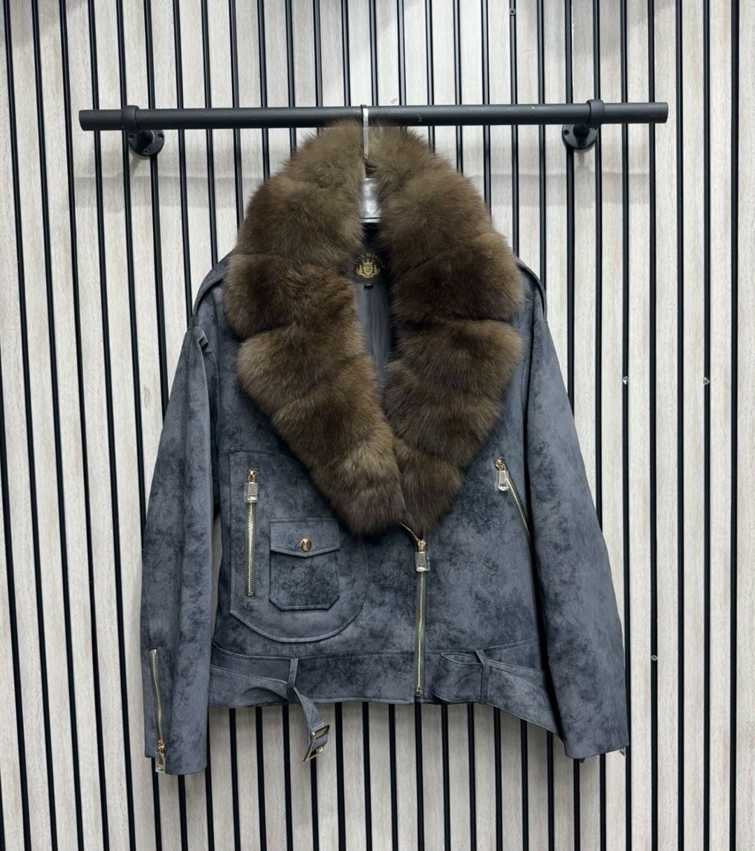 джинсовка с мехом песца,женская джинсовая куртка с мехом песца,куртка с натуральным мехом,джинсовка с мехом,куртка с мехом