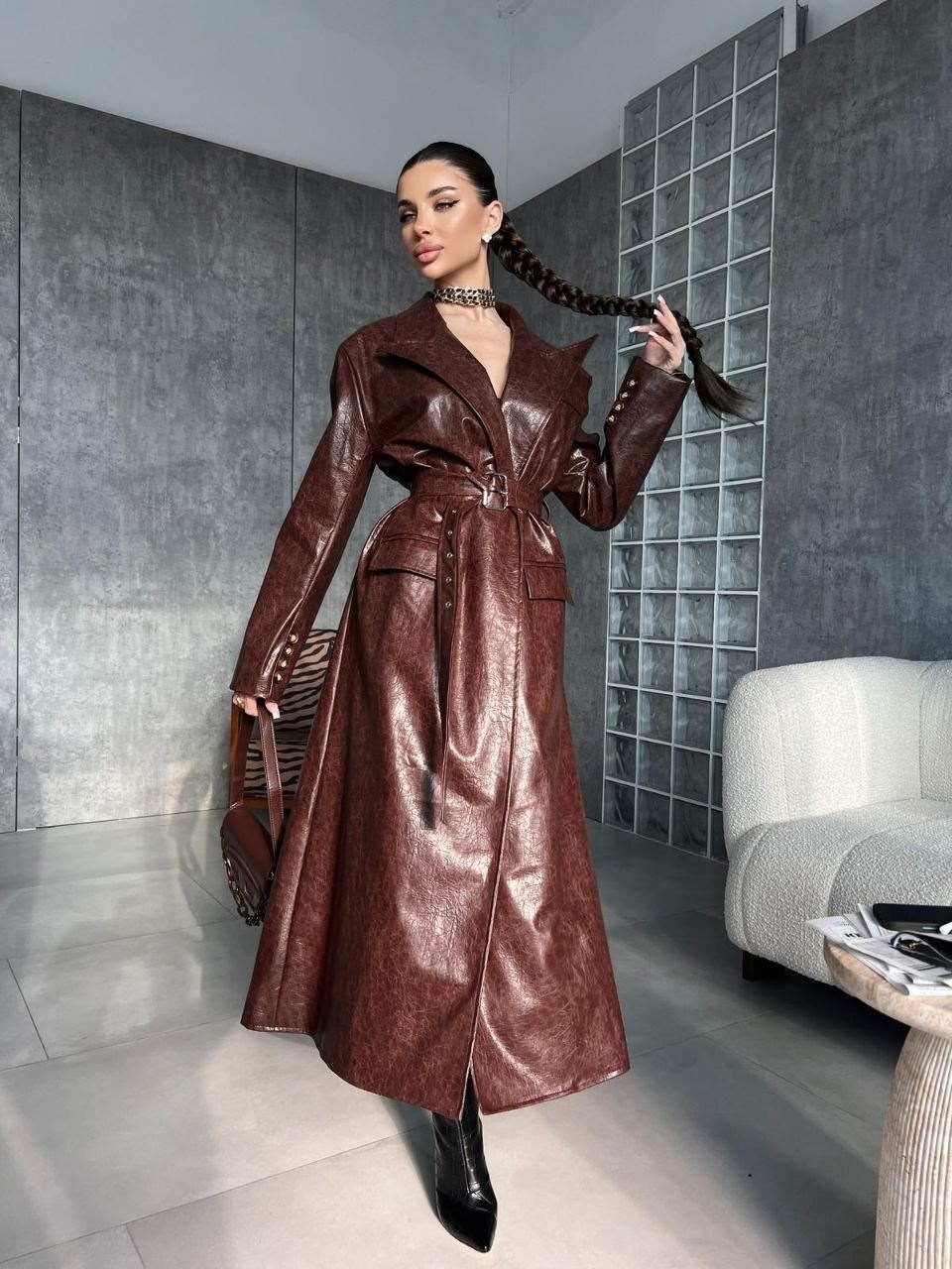 плащ зеленый,плащ из экокожи,плащ женский,кожаные плащи