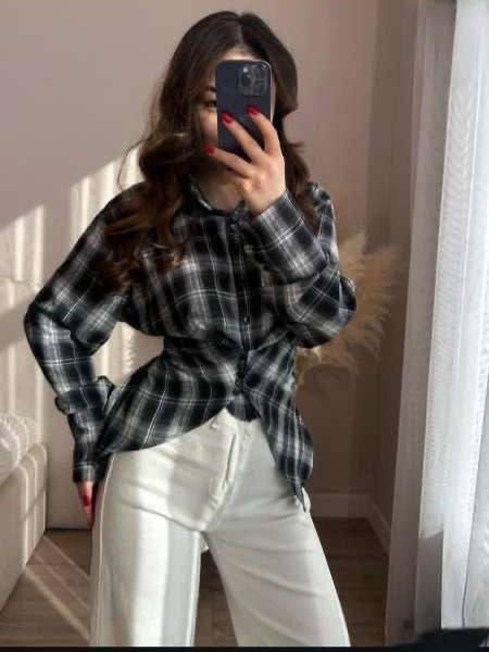 женская рубашка в клетку,рубашка в клетку оверсайз на кнопках,рубашка женская в клетку оверсайз,рубашка в клетку оверсайз удлиненная,рубашка в клетку оверсайз