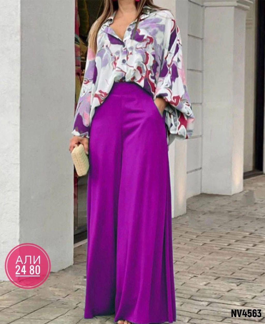 шифоновые брюки палаццо,женские костюмы,широкие брюки,женский костюм брюки,повседневный костюм