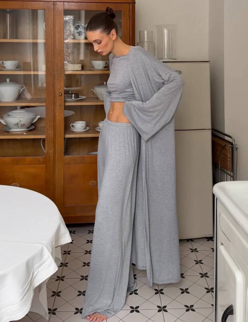 костюм тройка (кардиган + топ + брюки),костюм тройка (кардиган + топ + брюки) цвет черный,костюм тройка (топ, штаны, кардиган ),костюм с брюками,костюм тройка женский