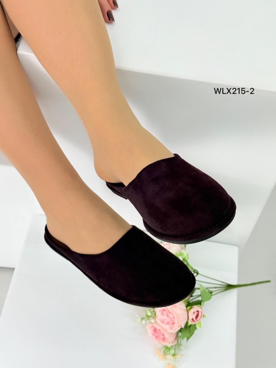 ,домашние тапочки,тапки женские,замшевые мюли,замшевые сабо