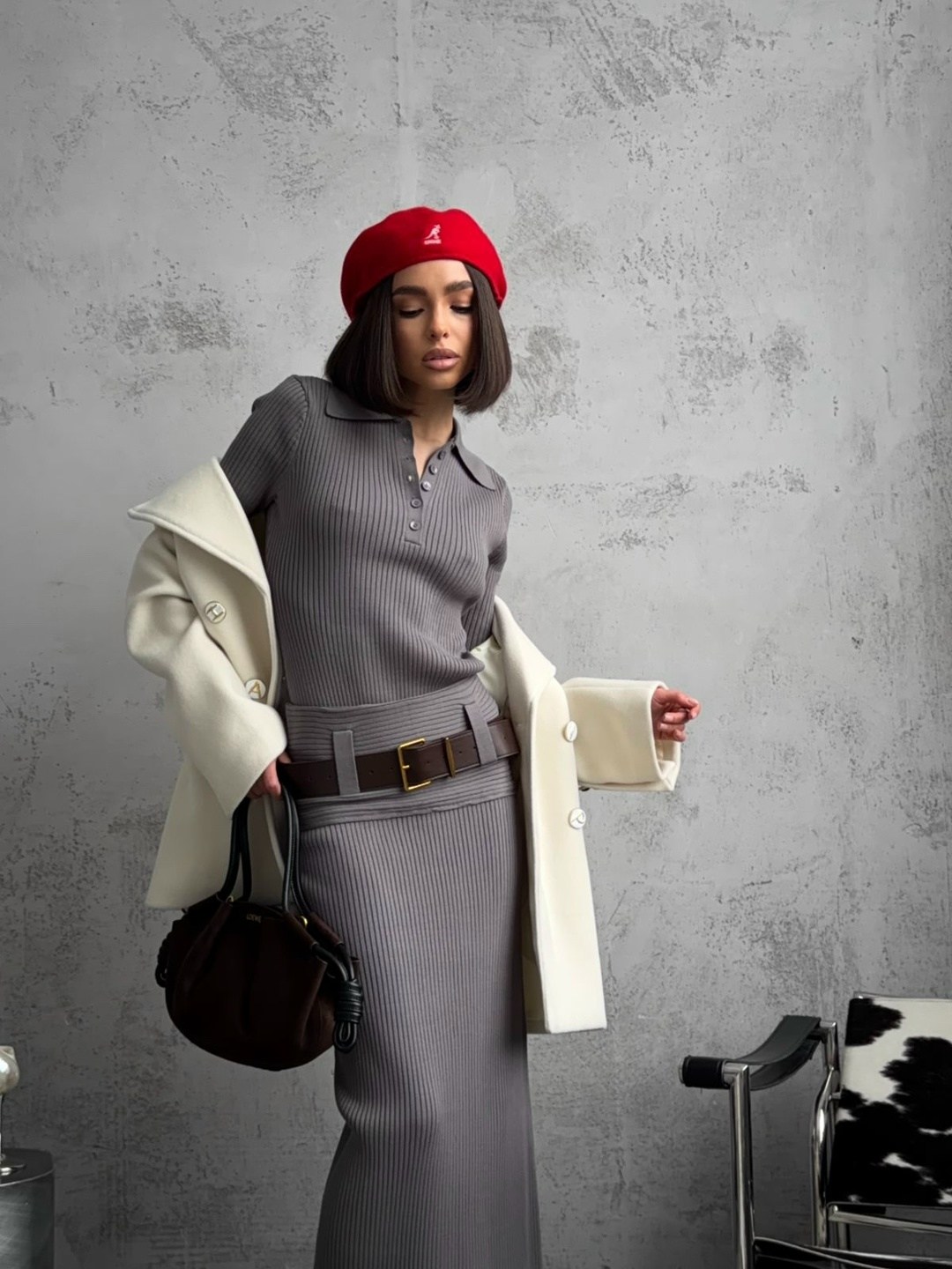 стильное пальто,серое пальто,пальто модное,пальто оверсайз,женское пальто