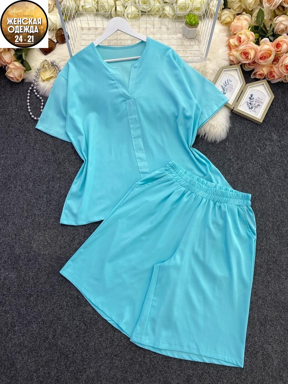 костюм женский,летний костюм с шортами больших размеров,летние костюмы,костюм с шортам,костюм